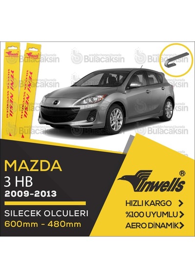 Mazda 3 Hb Muz Silecek Takımı 2009-2013 İnwells