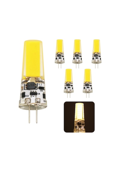 G4 Led Ampül 12 Volt 9 Watt  ( Beyaz ışık ve Sarı ışık) 10 Adet
