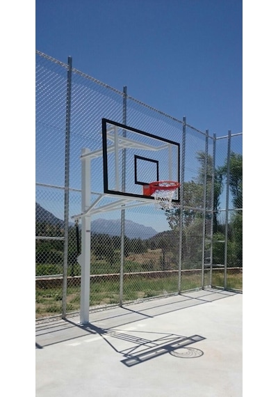 Adelinspor Basketbol Potası Yükseklik Ayarlı 105x180 10 MM Cam