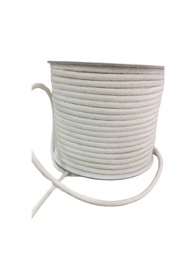 Bağcık İpi Pamuk 1 Cm Krem 1 Metre