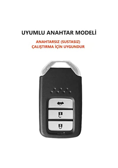 Honda Civic , Crv, Kumanda Kılıfı Anahtarsız 3 Butonlu Fc5 Fk7