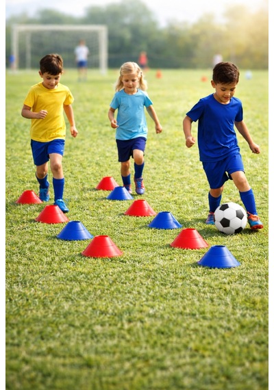 12'li Çocuk Antrenman Koordinasyon Çanak Seti Futbol-paten Aktivite Oyun Seti Diğer