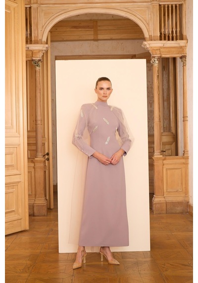 Senna Vanessa Dress Gizemli Lila Lila