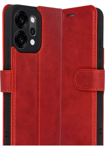 Newface Oppo Reno 14 Trend S Plus Kapaklı Kılıf - Kırmızı