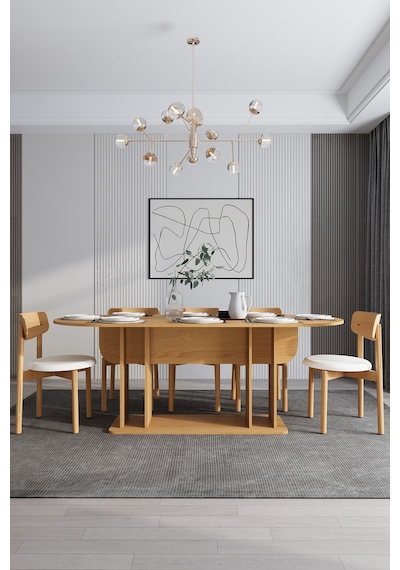Modern 8 Kişilik Mutfak Yemek Masası Ve Sandalye %100 Mdf Mutfak Yemek Odası Masası Takımı Ymt08 Karına Modern 8 Kişilik Mutfak Yemek Masası Ve Sandalye %100 Mdf Mutfak Yemek Odası Masası Takımı Ymt08 Karına