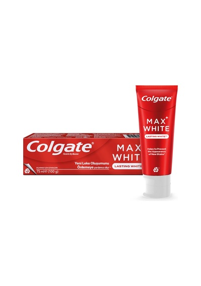 Colgate Max White Kalıcı Beyazlık Diş Macunu 75 Ml - 8 Adet Tarı