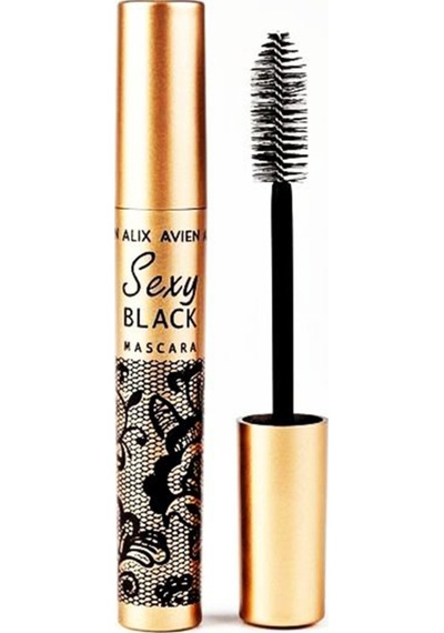 Alix Avien Maskara Sexy Black 8 ML Siyah