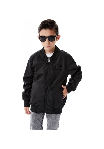 Benitto Kids Erkek Çocuk Kapüşonlu Çift Taraflı Mevsimlik Yağmurluk 51364 Gri