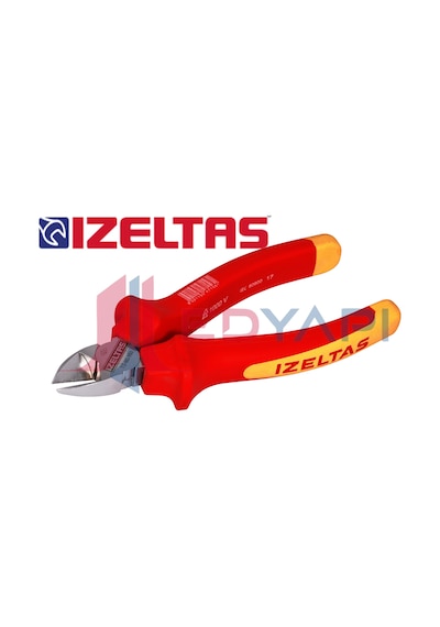 İzeltaş 1000V İzoleli Elektrikçi Yan Keski 160 MM 6 1/4"