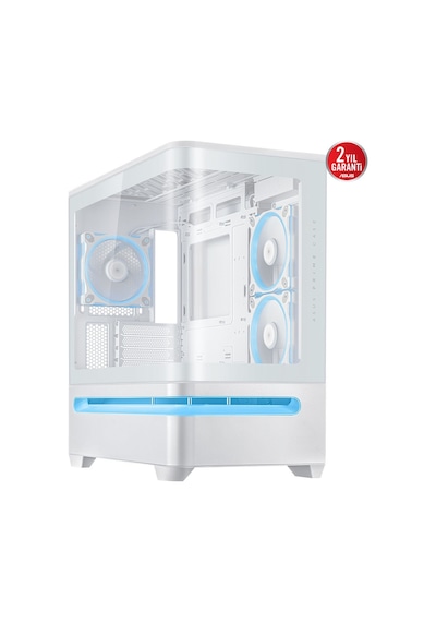 Asus Prime Ap202 Tg Temperli Cam Micro Atx Beyaz Bilgisayar Akak0asu0033