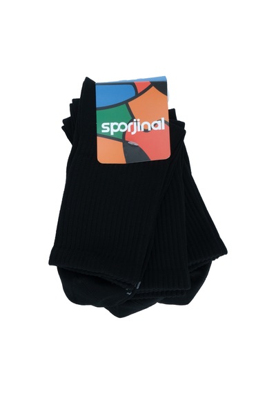 Sporjinal Soprjinal Siyah 3'lü Çorap Bss-p315 Siyah