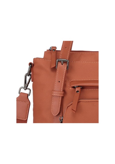 Smart Bags Twill Dimi Kumaş Kadın Omuz Çantası 3329 Kiremit