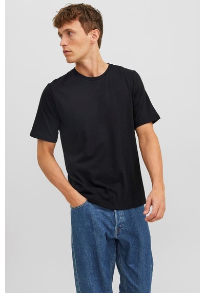 Jack & Jones Jacunder Tee Erkek 3'lü Bisiklet Yaka T-shirt 12248076 Siyah