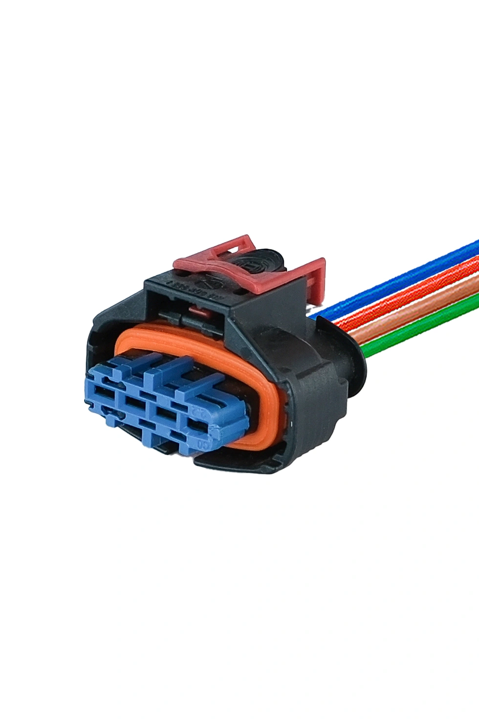Debimetre Soketi 4 Pinli Kablolu Mavi 4011b