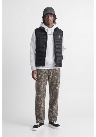 Jack & Jones Jjekıngsley Erkek Hafif Şişme Yelek Dik Yaka Günlük Rahat Siyah