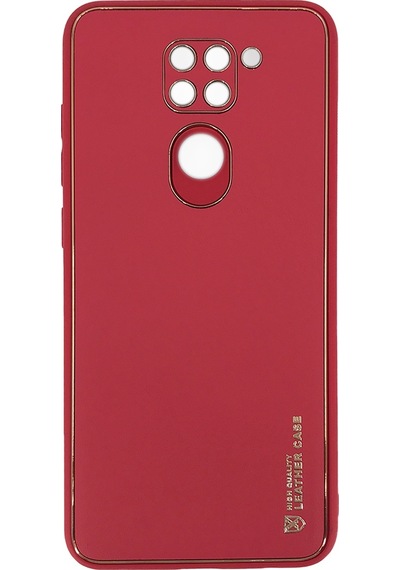 Nettech Xiaomi Redmi Note 9 Uyumlu Coco Leather Seri Arka Koruma