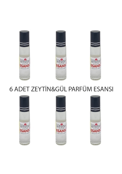 Rose White 10 Ml. Zeytin&gül Parfüm Esansı 6 Adet Diğer