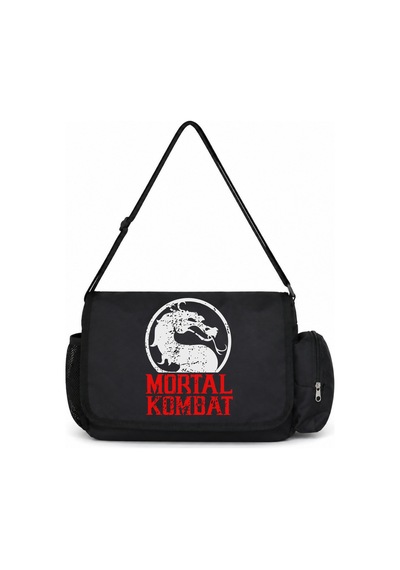 Sevbano Mortal Kombat Oyun Baskılı Unisex Okul, Spor, Ofis Çok Amaçlı Pos Siyah