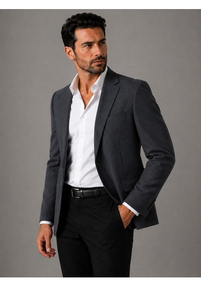 Classics Men Erkek İtalyan Kesim Lacivert Çizgili Blazer Ceket Klasik Ve Modern Şıklık - 7715