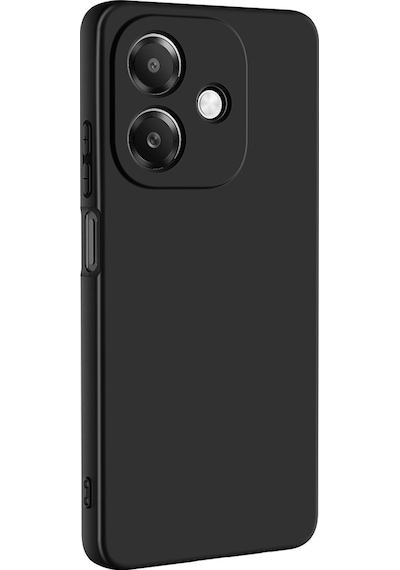 Adige Oppo A3 Uyumlu Kılıf Lansman Içi Kadife Silikon Siyah