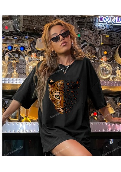 Startmore Leopar Desenli Leopar 2 Siyah