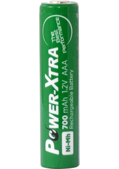 Power-xtra 1.2v 700 Mah- Aaa -ni-mh Şarjlı Pil -flat-başsız