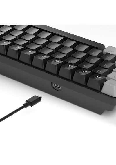 Magegee Mk-box 68 Tuş Kablolu Mekanik Red Switch Türkçe Q Gri-siyah Gaming Klavye