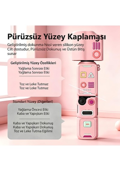 Djı Osmo Pocket 4 İle Uyumlu Silikon Koruyucu Kılıf