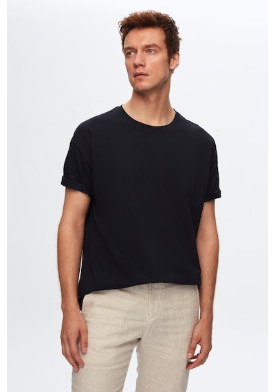 D's Damat Ds Damat Comfort Lacivert %100 Pamuk T-shirt 6HC14ORT02006 Lacivert