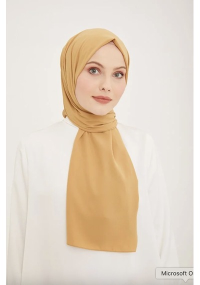 Armine Trend Medine İpek Şal-3673 Hardal