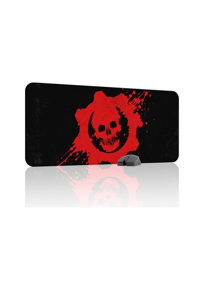 Gears Of War Kaymaz Dikişli Kauçuk Oyuncu Mousepad V2 - 90x40 Xxl Gaming Mouse Pad Fare Altlığı