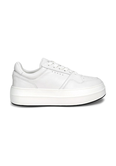 Lufian 122230040 Vanessa Kadın Hakiki Deri Klasik Sneaker Beyaz Beyaz