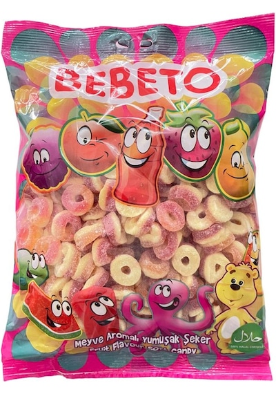 Bebeto Halka Jelibon Şeftali 1 Kg