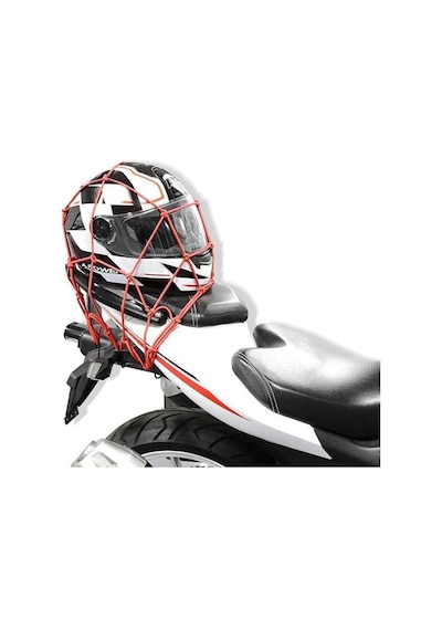 Tex 2010 Ahtapot Motosiklet Kancalı Kask Filesi Evrensel Kask Filesi Plastik Kancalı 40 X 40 Cm Mavi