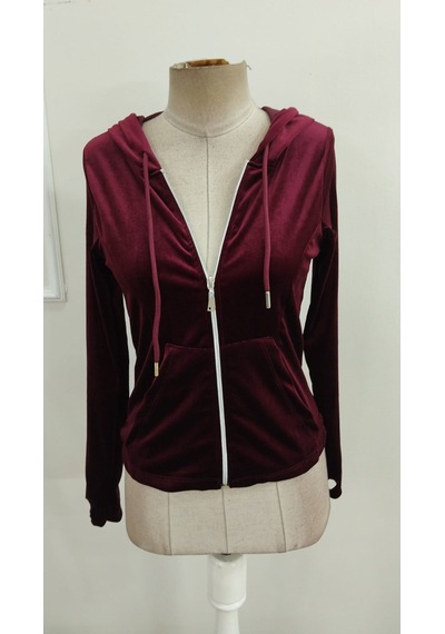 Bhrwear Kadın Uzun Kollu Kapşonlu Ve Önden Fermuarlı Cepli Kadife Bluz Ve Pantolon Ikili Takım Çok Renkli Bhrwear Kadın Uzun Kollu Kapşonlu Ve Önden Fermuarlı Cepli Kadife Bluz Ve Pantolon Ikili Takım Çok Renkli