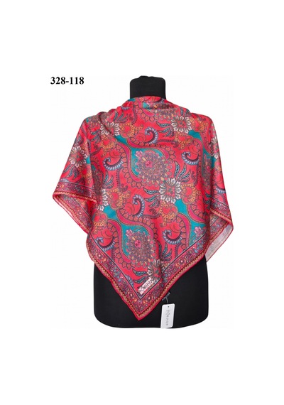 Moonscarfs Moonscarf Soft Pamuk Eşarp Mercan 328-118 Çok Renkli