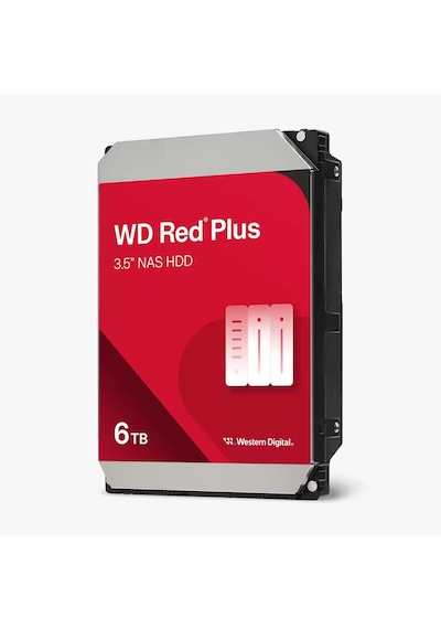 Wd Red Plus 6tb 5400rpm 256mb Sata3 6gbit/sn Wd60efpx Nas Hdd
