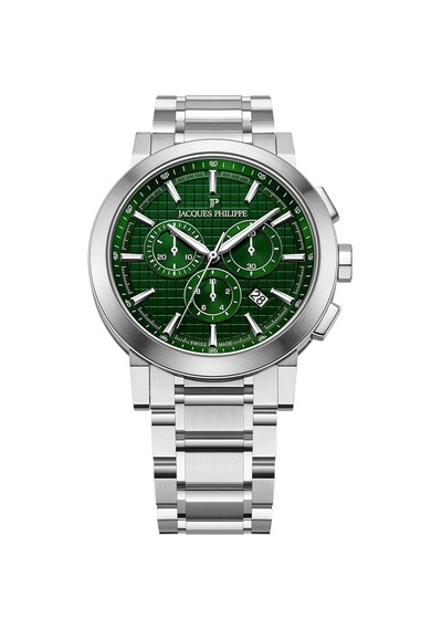 Jacques Philippe Jpqgc1713x6xs Erkek Kol Saati Ve Yedek Kordon Metalik Gri