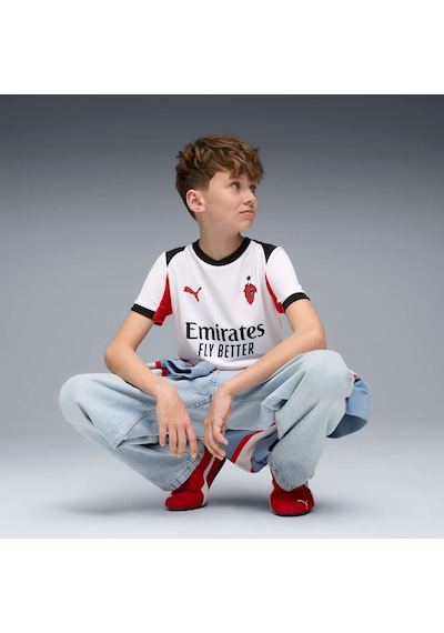 Puma Ac Mılan 25/26 Genç Deplasman Forması 779974 02 Beyaz