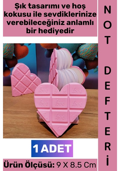 Defter Dekoratif Sevgili Eş Nişanlı Anlamlı Hediye Okul Günlük Ders Şık Estetik Çikolata Görünümlü 05605876