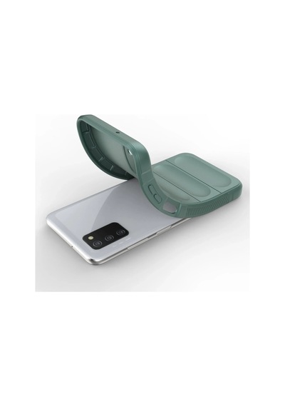 Flzdgnkr Newface Samsung Galaxy A03s Kılıf Optimum Silikon - Koyu Yeşil