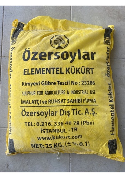 25 Kg Toz Kükürt Böcek Haşere Ve Zararlı Kovucu