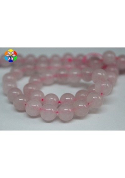 Pembe Kuvars Taşı Dizi 8Mm