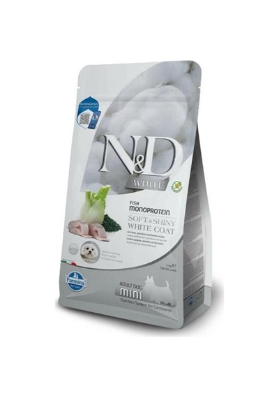 N&d White Levrek Spirulina Ve Rezeneli Küçük Irk Yetişkin Köpek Maması 2kg