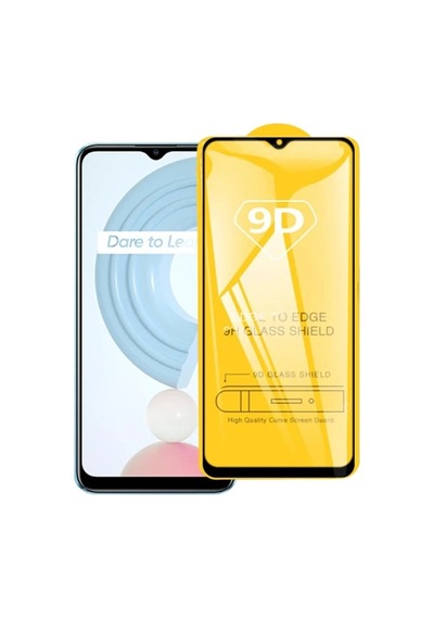 Ally Oppo Realme C21 Full Glue-tempered Cam Ekran Koruyucu- 5775