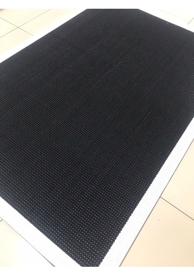Liparis Sisal Halı Dc482 Serisi Oturma Salon Yatak Odası Halısı Siyah