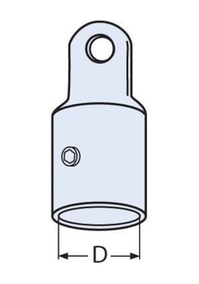 Tente Boru Sonu Çeşitleri 25 Mm