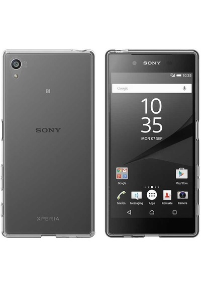 Zore Sony Xperia Z5 Premium Kılıf Msra Süper Silikon Kapak - Renksiz Renksiz