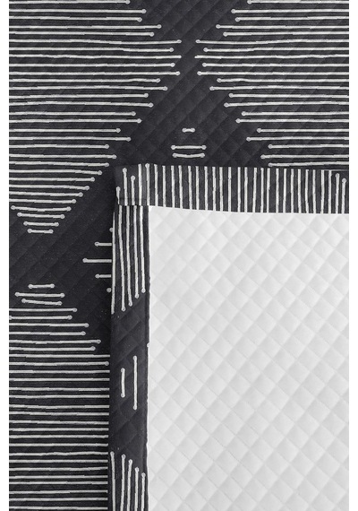 Antrasit Geometrik Genç Odası Tek Kişilik Pike Takımı - Gri Çizgili 160x220 Cm Kapitone Yatak Örtüsü Mercansı Kadife Sessizliği Antrasit Geometrik Genç Odası Tek Kişilik Pike Takımı - Gri Çizgili 160x220 Cm Kapitone Yatak Örtüsü Mercansı Kadife Sessizliği