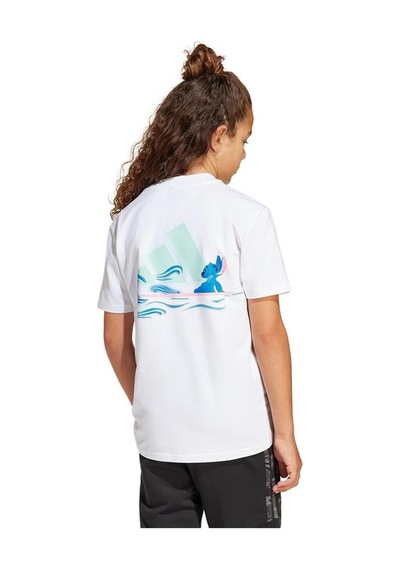 Adidas Çocuk Beyaz T-shirt J Dy Ls Gfx T Jd4557 Beyaz